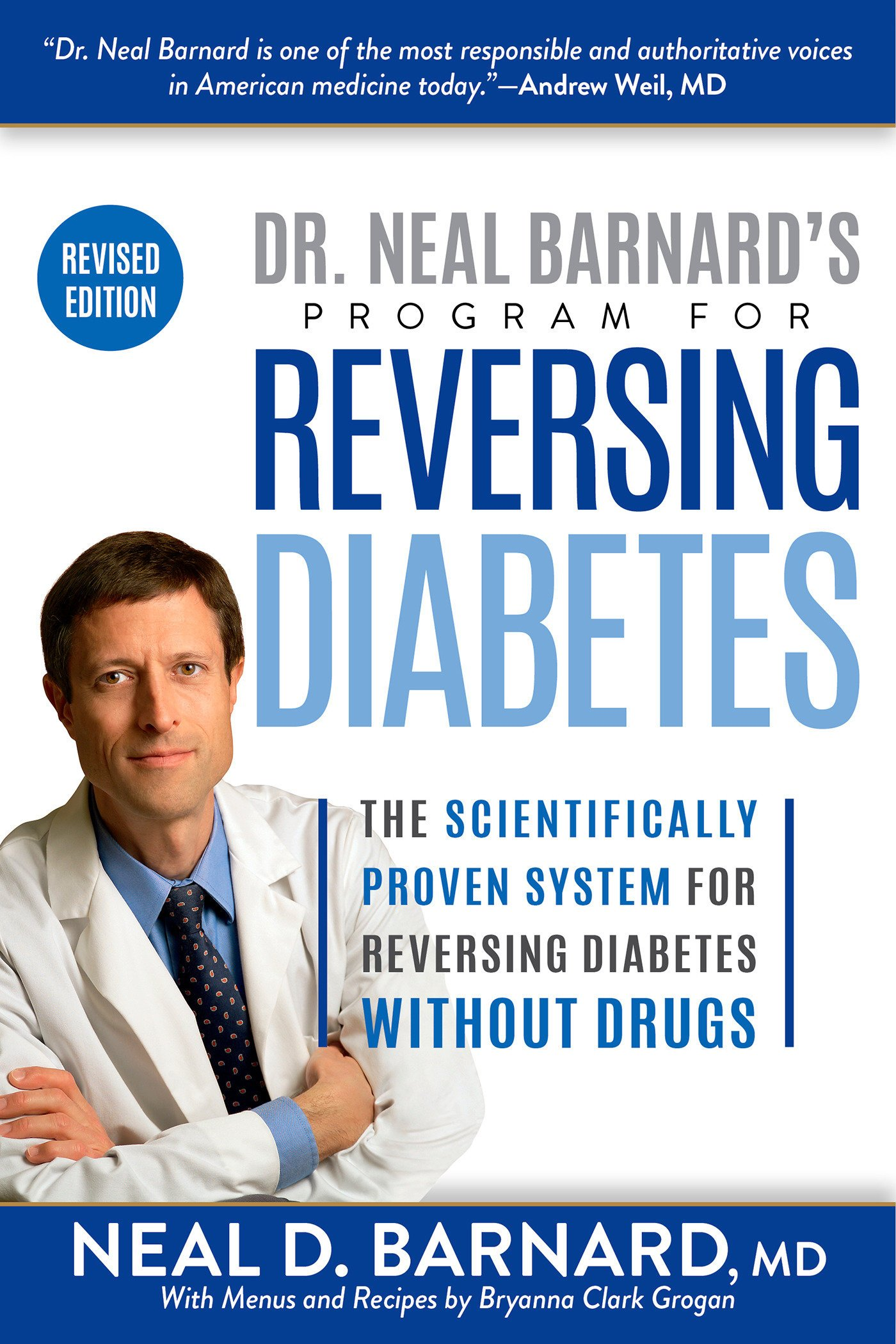 Cover of the book "Dr. Neal Barnard's program for Reversing Diabetes"