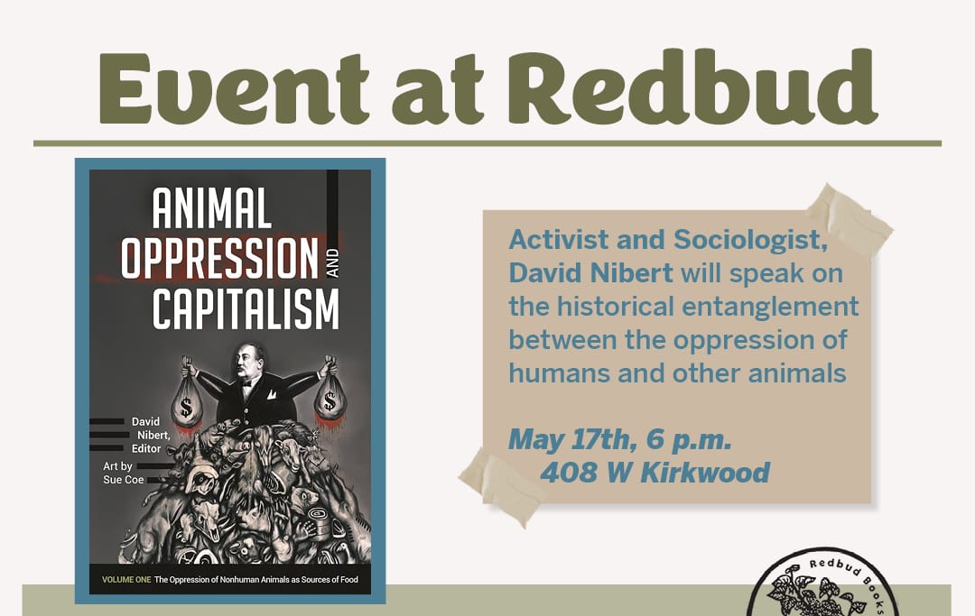 Talk on relationship between the oppression of humans and other animals with potluck: May 17th, 2024